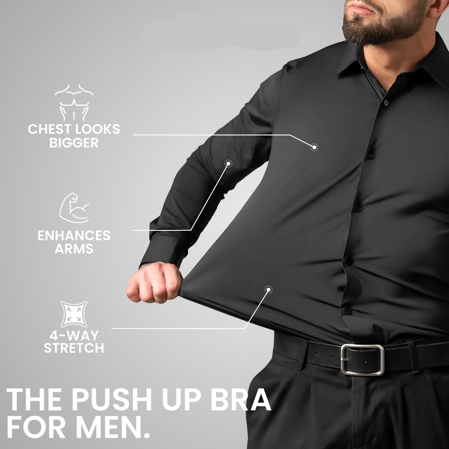 STRETCH NON-IRON ANTI-WRINKLE SHIRT