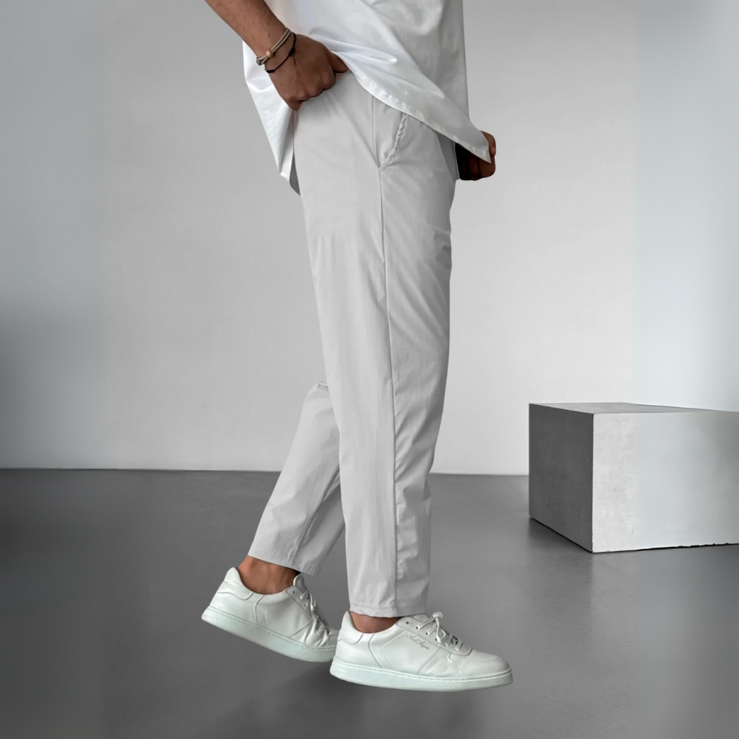 Essential Tapered Drawstring Trousers