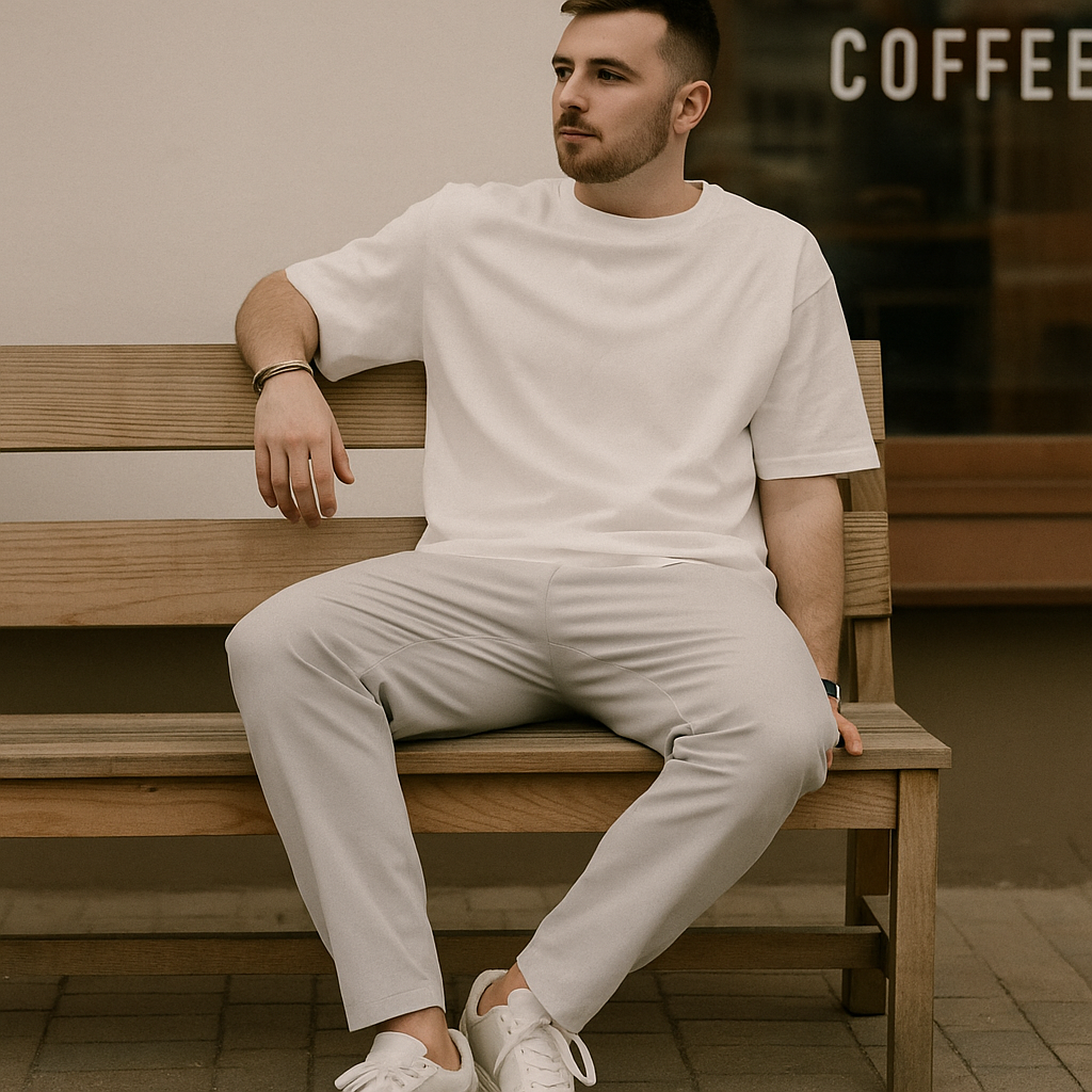 Essential Tapered Drawstring Trousers