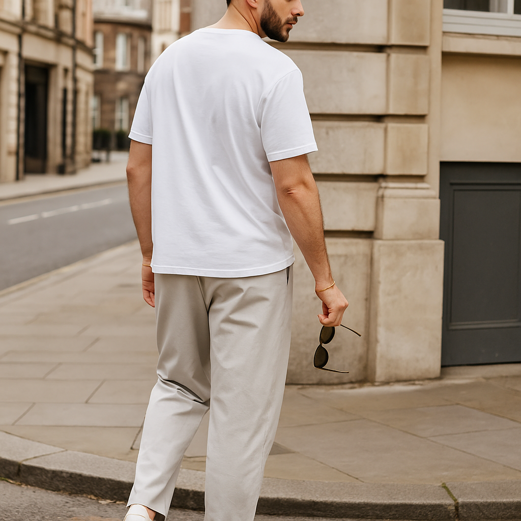 Essential Tapered Drawstring Trousers