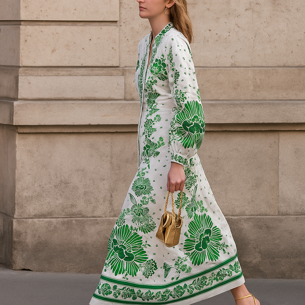 Annegret | Chic Button-Down Dress