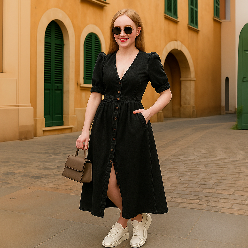 Eliraime – Maxi Denim Dress