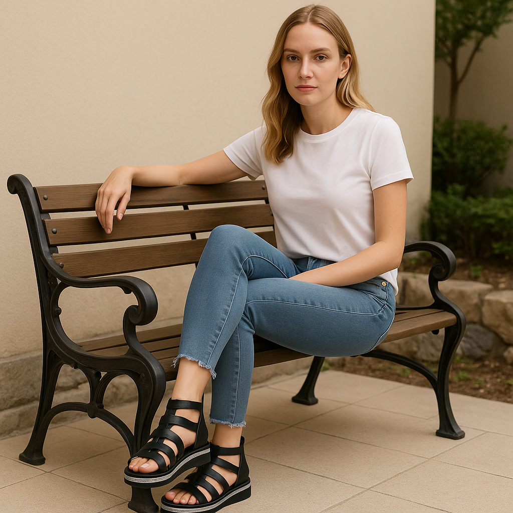 Chloe- Elegant Wedge Sandals
