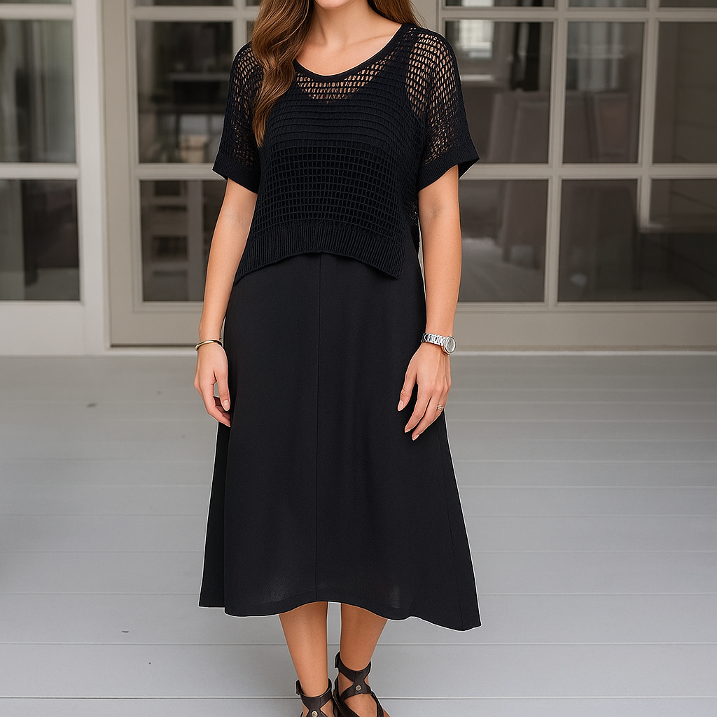 NORMA - Summer Dress with Knitted Top