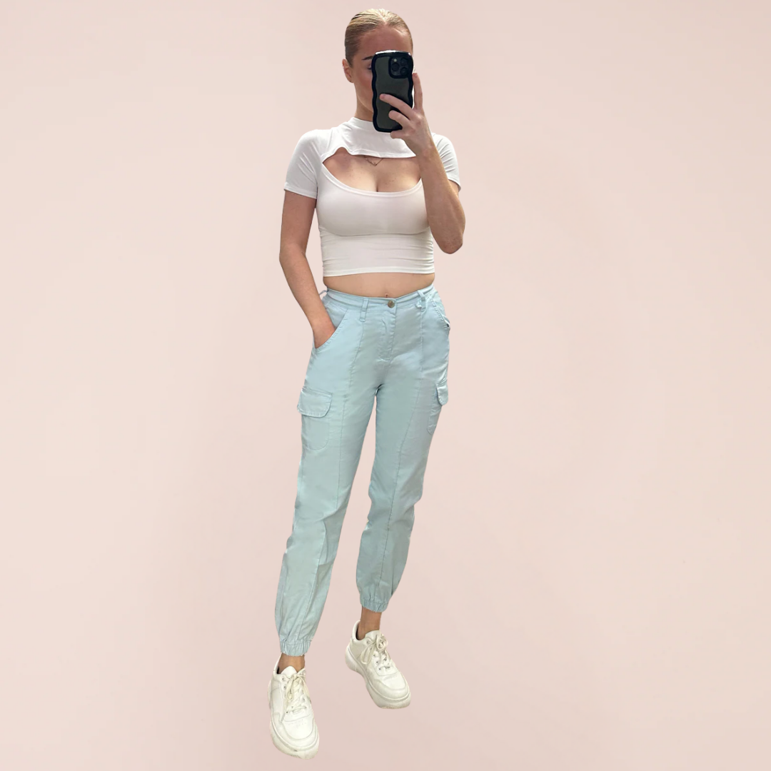 Cuffed Cargo Trousers - Genesis