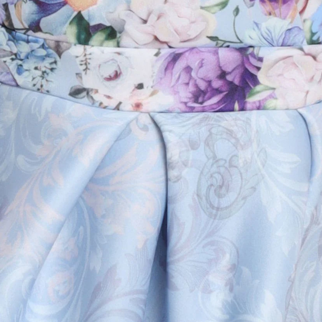 Sweetheart Floral Midi Dress