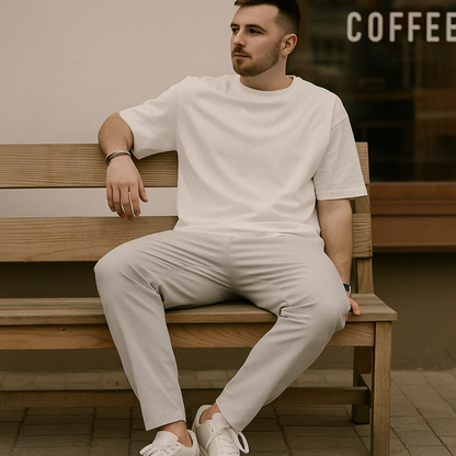 Essential Tapered Drawstring Trousers