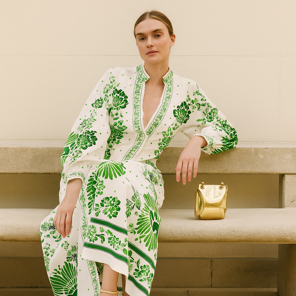 Annegret | Chic Button-Down Dress