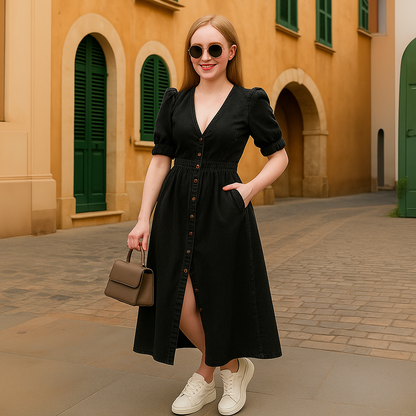 Eliraime – Maxi Denim Dress