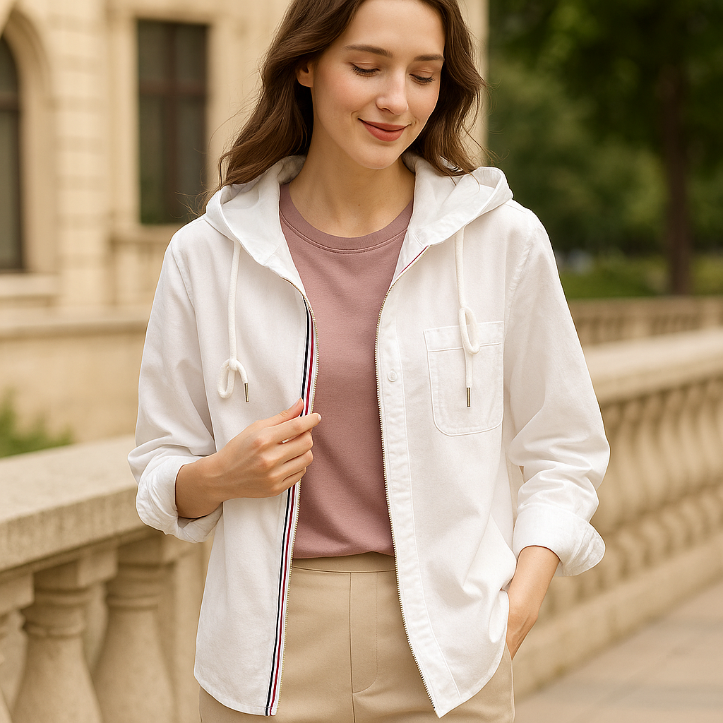 CASA LINEN HOODIE