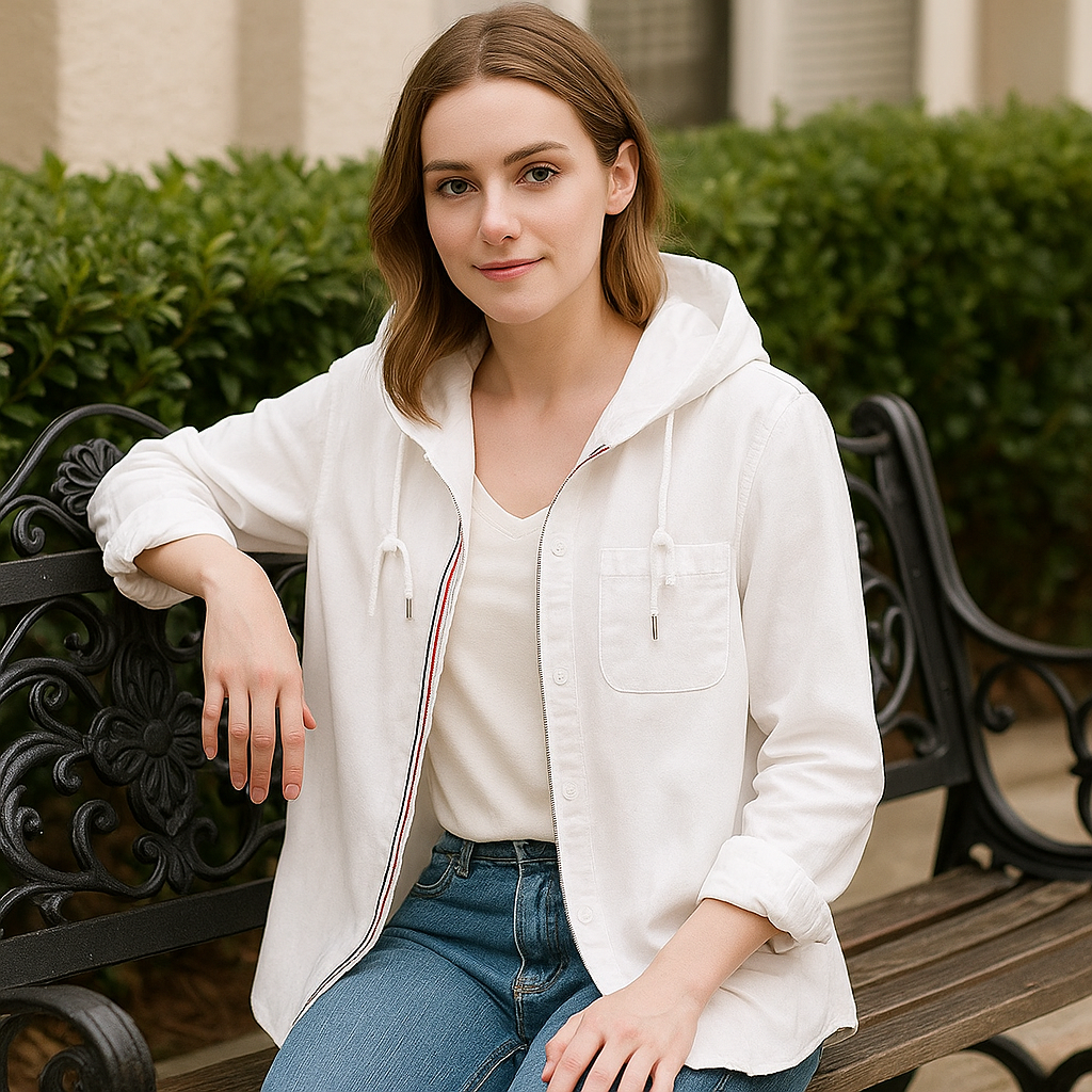 CASA LINEN HOODIE