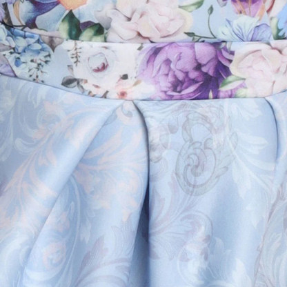 Sweetheart Floral Midi Dress